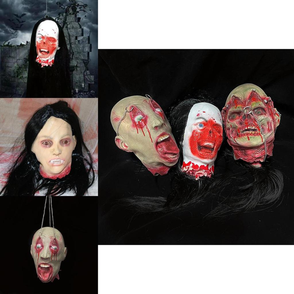Halloween Simulation Horror Zombie Schädelkopf Requisiten Für Gruselige Szenendekoration