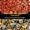 Lava Rock Stream Stone Set for Aquarium Substrate & Decoration