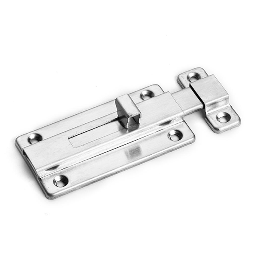 Stainless Steel Slide for Latch Lock Thickened Metal Sliding Bolt Door Lock Safety Door Barrel Bolt Privacy Catch for La