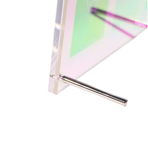 Menu Book Master Shield PRO 7-Row Aurora Trading Card Display Case, Screw-Down, for Storage and Display (7 Cards)