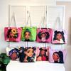 Fashion Versatile Tote Bag New Women's Portable Shopping Bag Creative Women's Printing Aesthetic Beach Bag Women