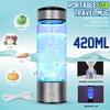 DC 5V Super Antioxidants ORP Hydrogen Bottle Rechargeable 3mins Portable Hydrogen-Rich Water Cup Ionizer Maker/Generator 420ml