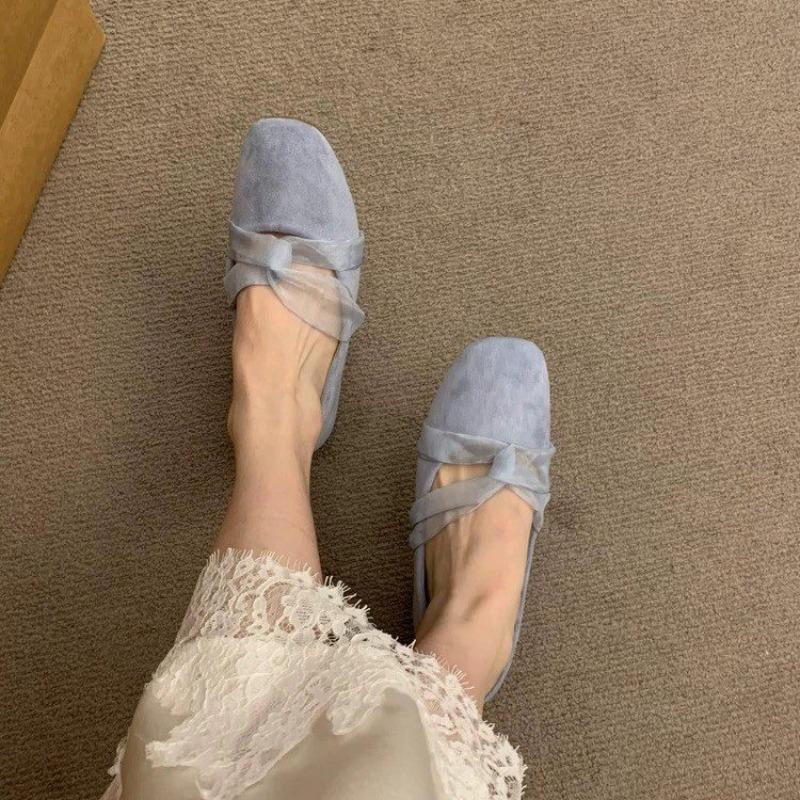 Spring/Summer Elegant Retro Mary Jane Casual Flat Shoes New Style Soft Comfortable Ballet Shoe Women Femme Zapatos Mujer