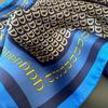 1pc New Arrivals Silk Feel 'd' Letter Printed Bandana for Women, Can Be Used As Scarf, Waistband, Bag Accessory, Headband, Fashion Silk Scarf Bandana