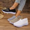 Fashion Women Sneakers Summer New Mesh Breathable Home Indoor  Casual Shoes Thick Bottom Fashion Couple Walking Mesh Shoes for Women