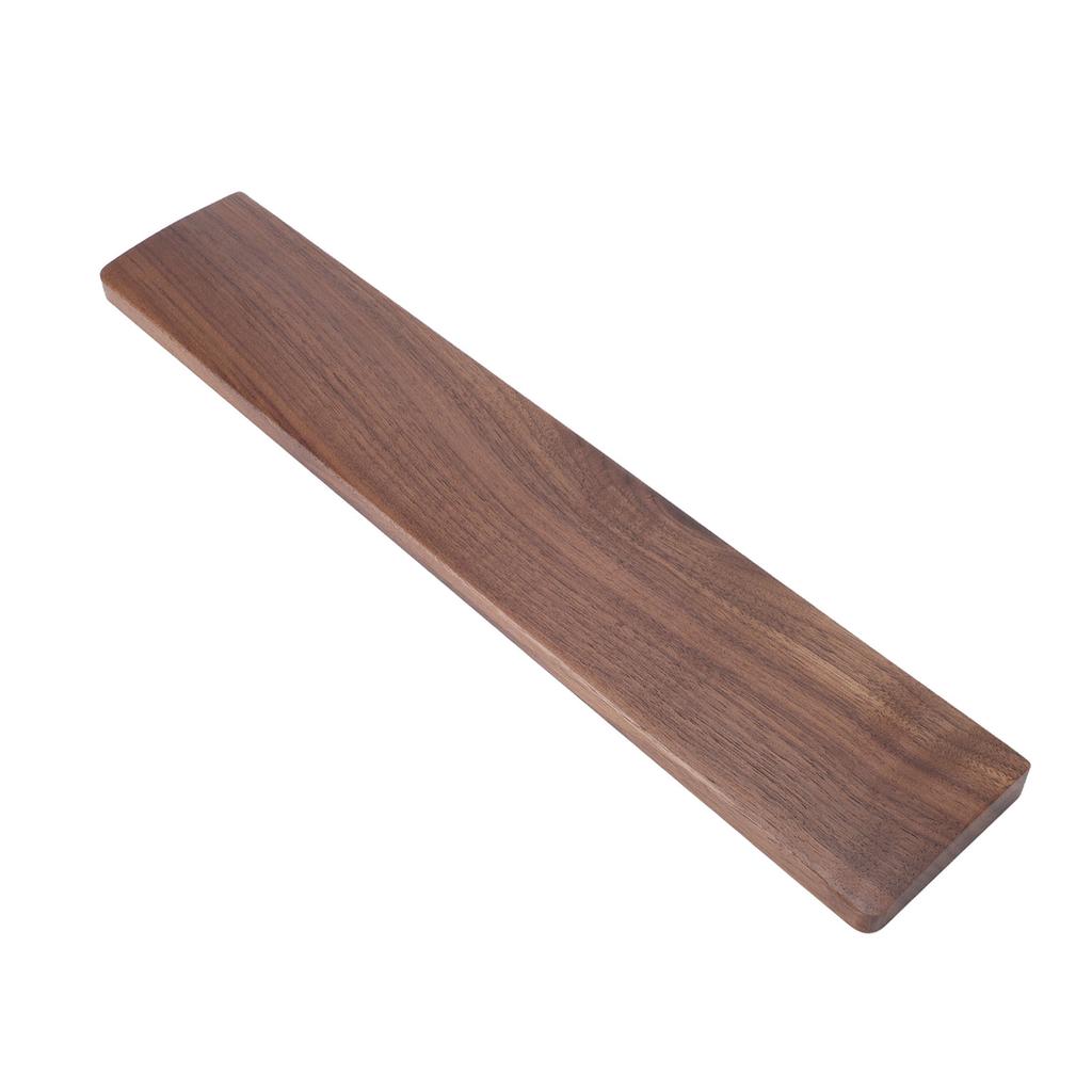 Walnut Wood Keyboard Wrist Rest for 104 Key Keyboards Ergonomic Palm Rest Anti Slip for Comfortable Typing Gaming Use 17.32cm