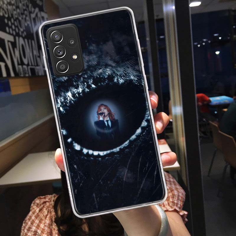 Mylene Farmer Phone Case for Samsung A54 A57 A37 A17 A14 A15 A12 A24 A34 A55 A35 A25 A52S A07 A05S A04S A22 A32 A72 Galaxy Note