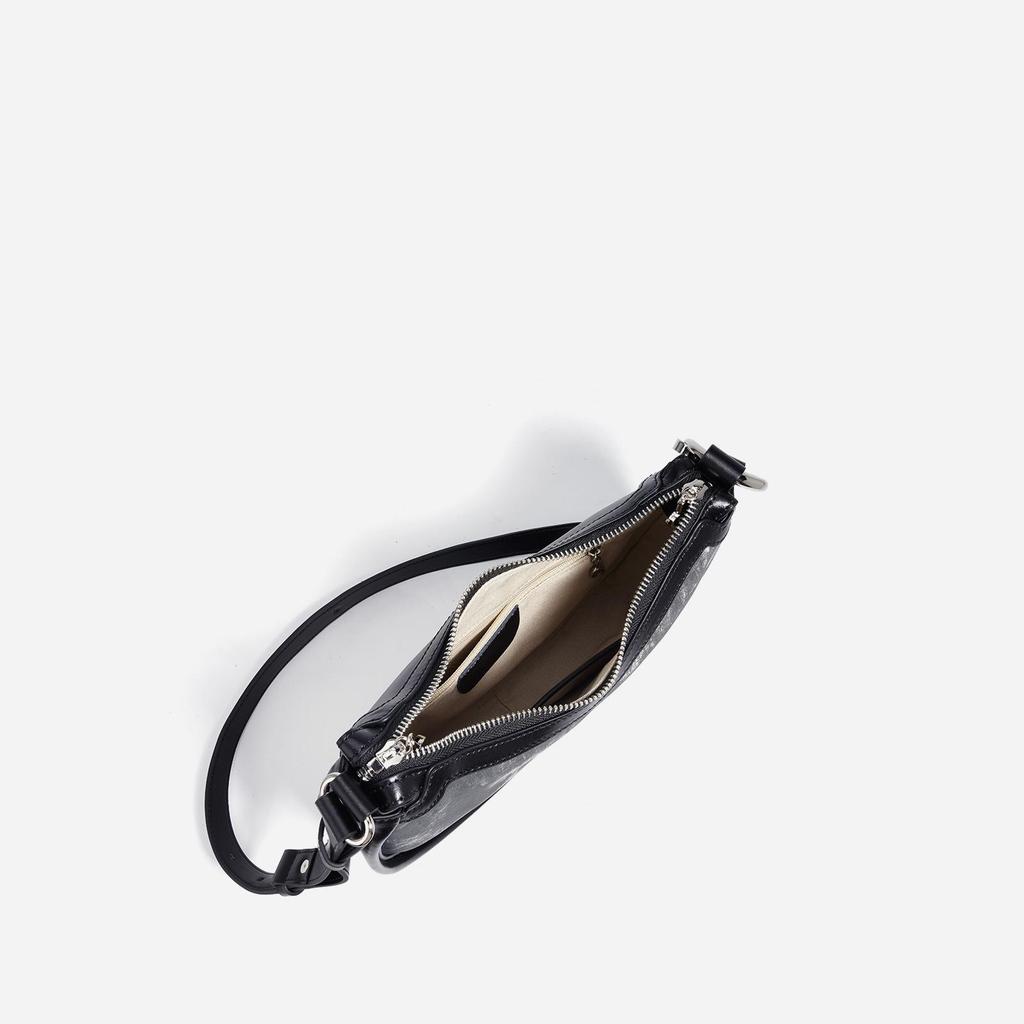 Crescent Crossbody Bag: 2025 Style, Versatile Small Women's Design, High-End Silk Satin Fashion.