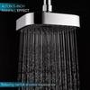 ABS,5-INCH Single Flow Overhead Shower With 9-INCH Arm and Wall Flange