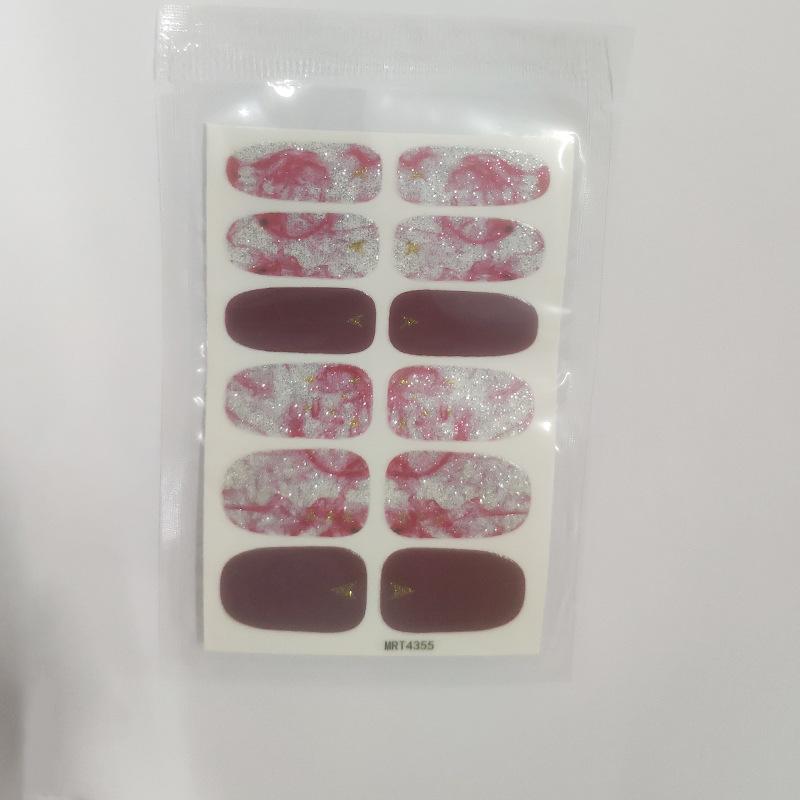 Gradient Manicure Stickers, Nail Stickers, Full Fake Nails, New Manicure Stickers, Nail Stickers