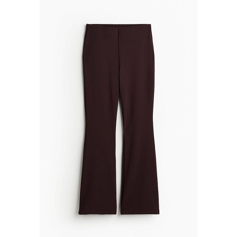 

HM Red for Women Pants Fall Slim Fit Slim Looking High Waist Elastic Outwear Flared Leggings 1035873