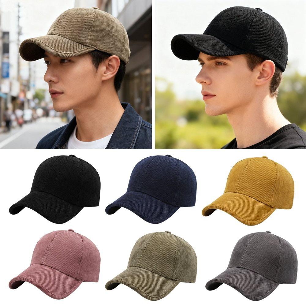 Breathable Winter Baseball Caps Adjustable Trucker Hats Simple Men's Hats  Women