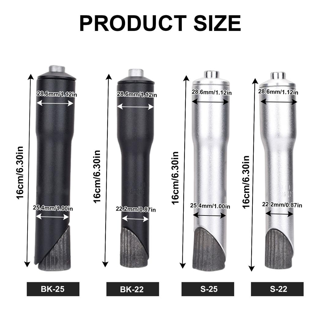 Road Bike Fork Stem Extender Bicycles Handlebar Stem Risers Aluminium Alloy Head Up Adapter Bike Stem Height Extender