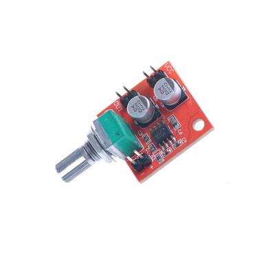 Lm386 Electret Microphone Power Amplifier Board Gain 200 Times Dc 3.7V-12V