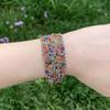 High-End Rhinestone Elastic Bracelet for Women - European & American Design, Elegant Sparkling Jewelry