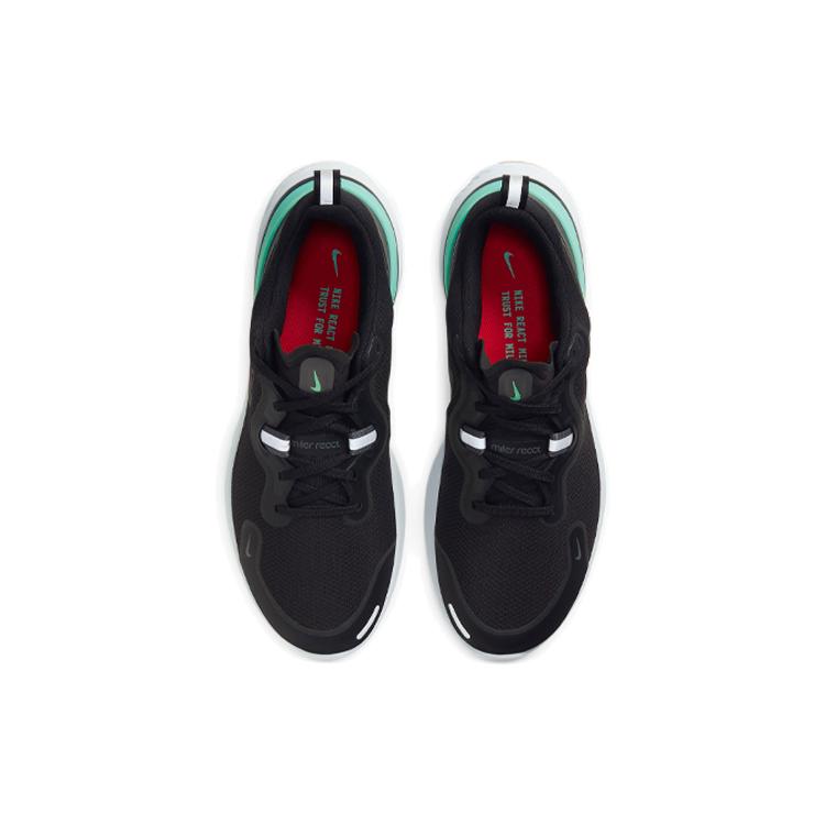 Nike React Miler 'Black Green Glow' (Unisex) Black / Iron Grey / Green Glow / Black Running Shoes CW1777 013