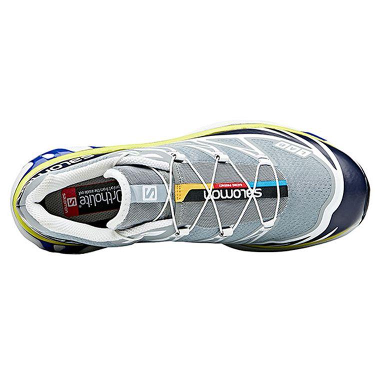 Salomon XT-6 Adv Quarry Evening Primrose Unisex Sneakers White 413901