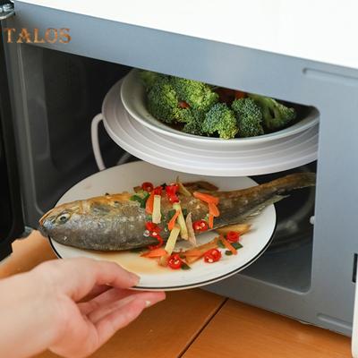 Steam Holder Anti-deformed Cooking Round Durable Foldable Design Microwave Tray Home Supplies