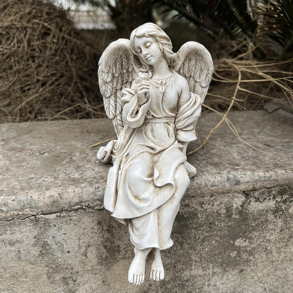 Resin gardening ornament garden garden sculpture angel ornament decoration