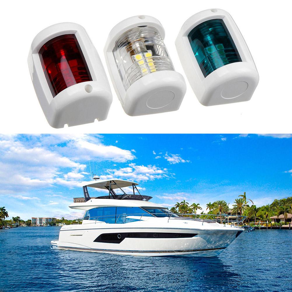 12V-Boat Side Light Navigation Lights Red Green Signal Lamp For Marine-Boat Yacht Truck Trailer Red Green Marine Side Lamp