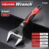 Adjustable Wrench Stainless Steel Universal Spanner Bathroom Wrench Large Open High Quality Plumbing Repair Tool Household