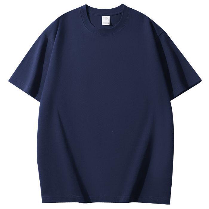 Pure Cotton Regular Shoulder T-shirt with Yifeng Logo - Hebei Plain 220g Advertising Work Shirt