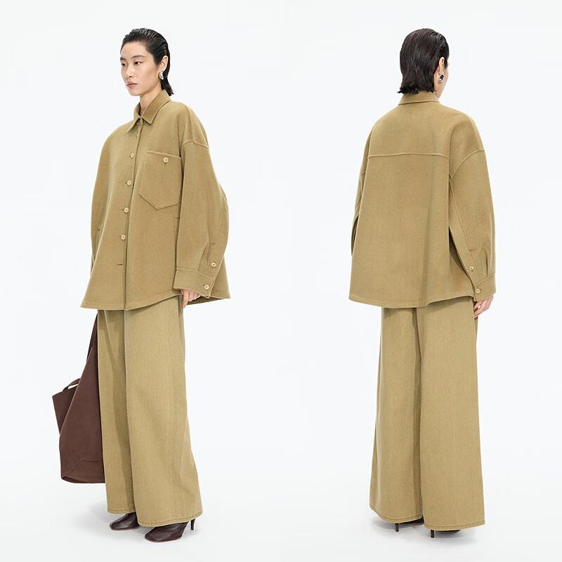 JNBY Wool Blend Loose A-line Jacket