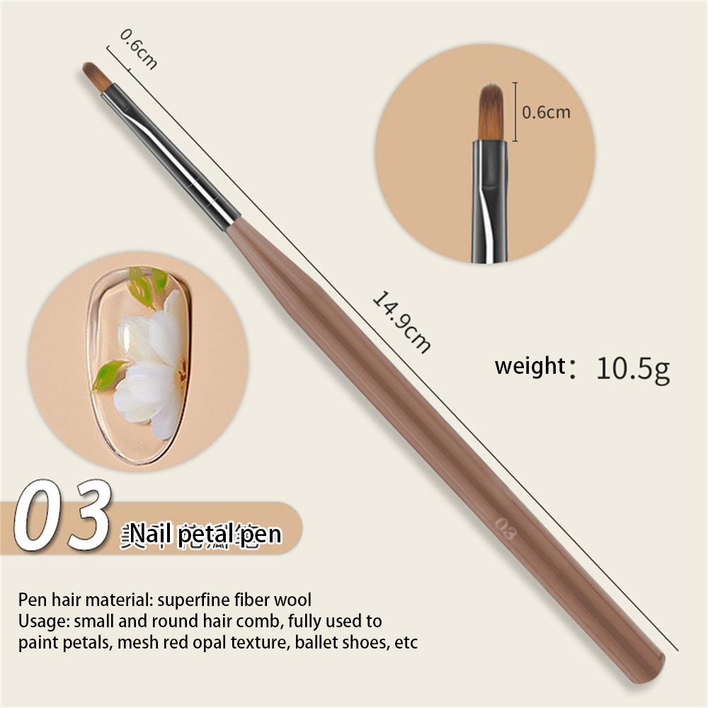 French Stripe Nail Art Liner Pinselspitzen Ultradünner Strichzeichnungsstift UV-Gel Malpinsel Maniküre-Werkzeuge