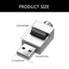 USB 2.0 Terminal Block Connector Solderless Adapter with Metal Case Support Charging for USB Repair Adapter Connector