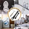 Plumbing Tool Angle Stop Wrench Set with Compression Socket Puller Tool, Water Pipe Wrench for Installing Angle