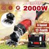 2000W 220V Trimmer Tool Wool Scissor Cut Clipper Shaving Machine With Box Flexible Shaft Electric Sheep Goat Shearing Machine