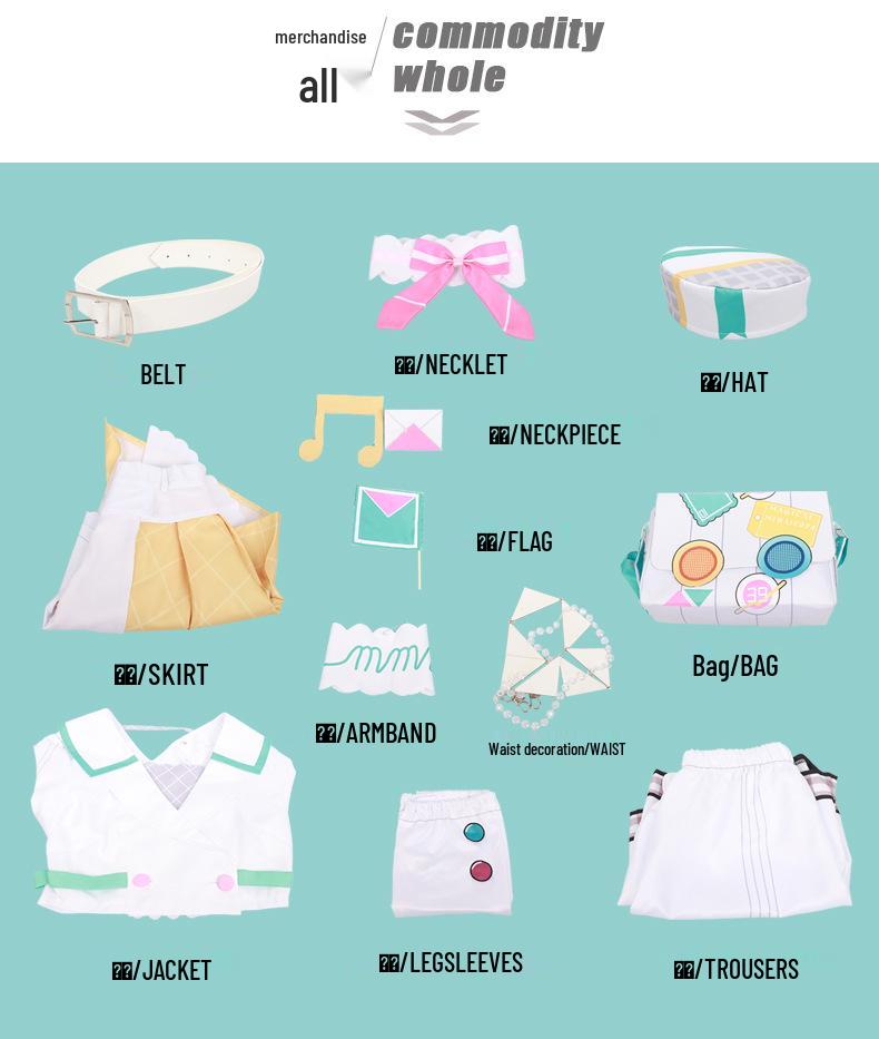 Hatsune Miku Magical Mirai Sweet Uniform Cosplay Costume for Women