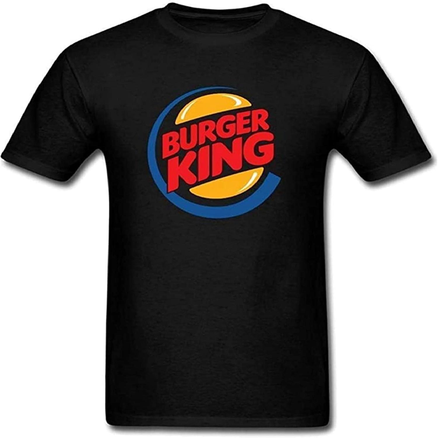 Mpxlsii Men s Food Burger King Logo T-Shirt Short Sleeve S