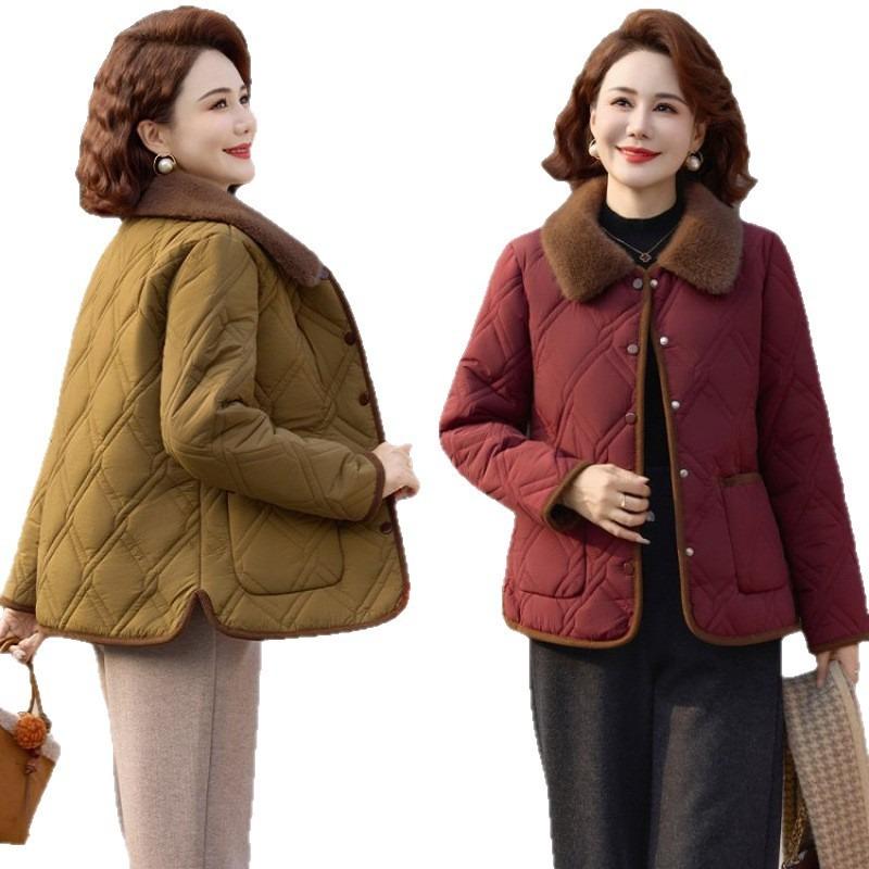 Women's short cotton-padded jacket Winter cotton-padded jacket Temperament cotton-padded jacket