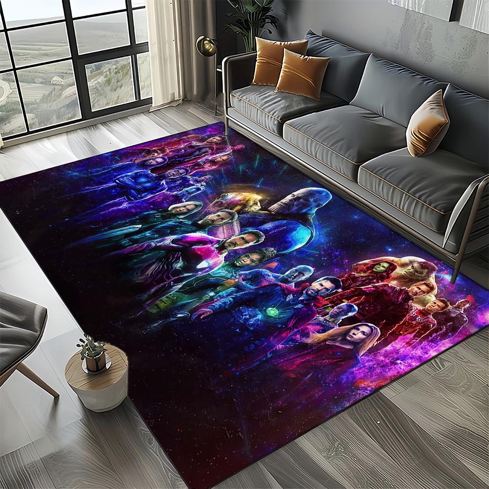 3D Marvel 27 Style Venom Captain SuperHero Carpet Rug for Bedroom Living Room Home Sofa Decoration,kids Large Decor Floor Mat HD
