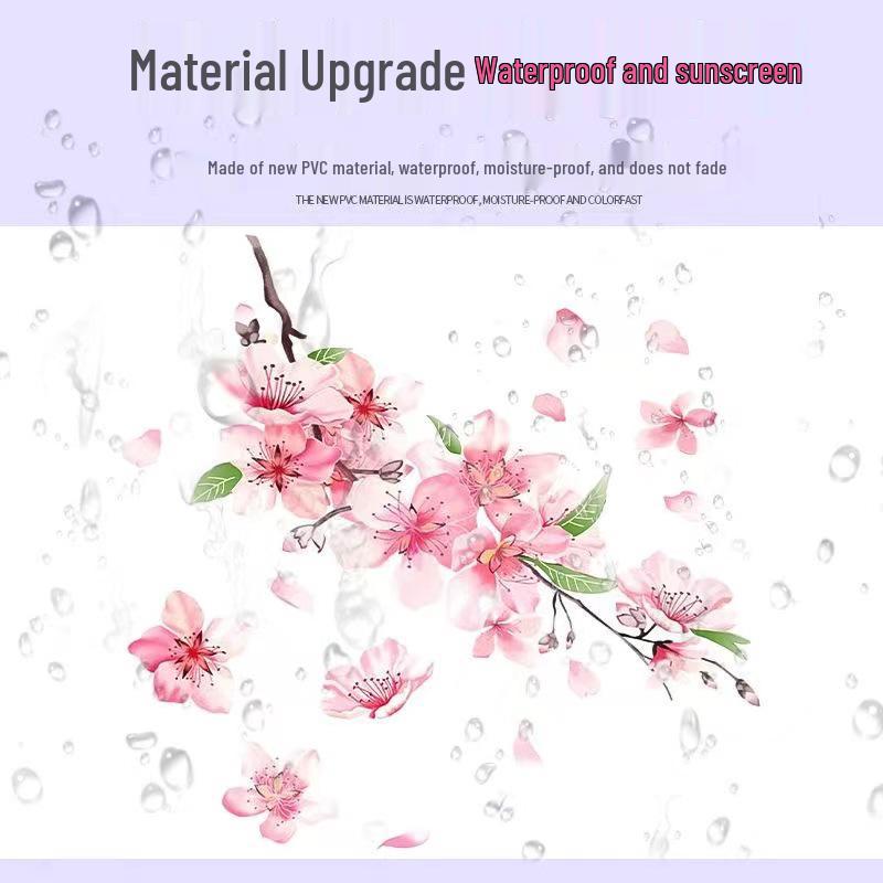 Romantic Cherry Blossom Waterproof Car Body & Bumper Decal