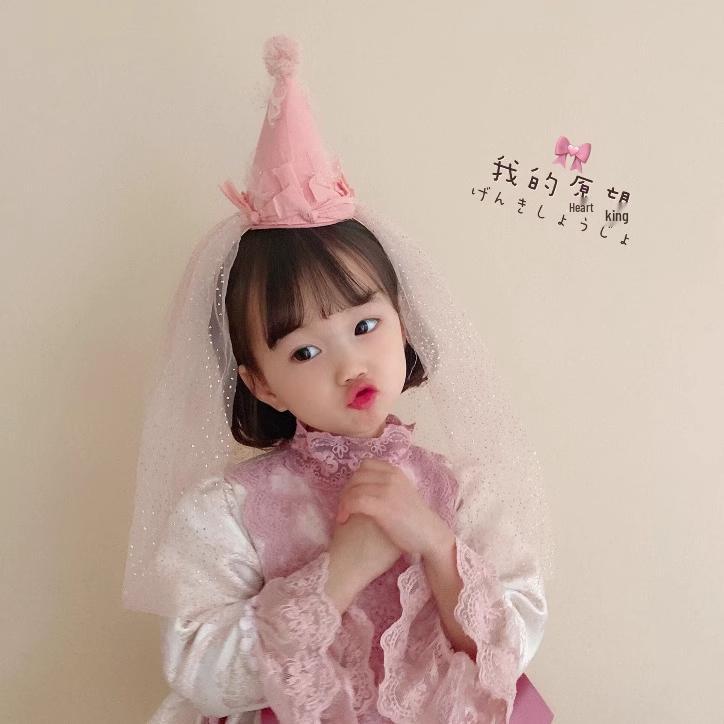 Princess Party Birthday Hat Feather Bow Hair Clip for Women - Photo Prop Headwear