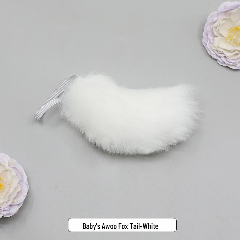 

Набор аксессуаров для хлопковой куклы 20 см: Плюшевые уши и хвост животного, повязка на голову