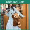 Cute Plush Raccoon Single Shoulder Crossbody Bag Cartoon Outdoor Kids Gifts