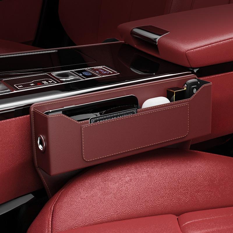 

Car Seat Gap Organizer Seat Crevice Slot Storage Box For Mercedes Benz W211 W205 W213 W203 C218 A207 CLA CLS E Class accessories червоний