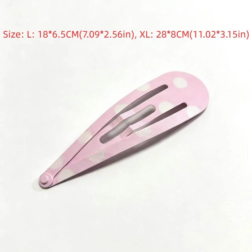 Funny Extra-large Hair Clips Polka Dot 3D Printed Curtain Clip Strawberry Pattern Kawaii Style Creative Side Clip Daily Wearing