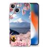 Phone Case For iPhone 16 Cases iPhone 15 12 13 14 16 Pro Max X XR XS Max 15 Plus iPhone11 Cover Japan Mount Fuji Cherry Blossom