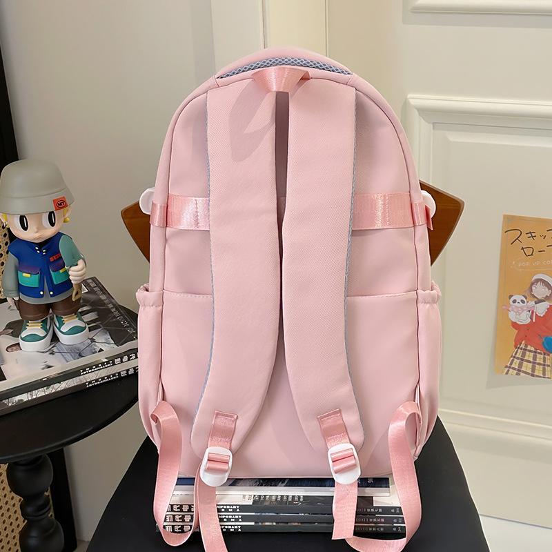School Bag College Small Wind Fresh Large Capacity Junior High School Students School Bag Versatile Sweet Backpack Cute Mori Backpack Pain Bag