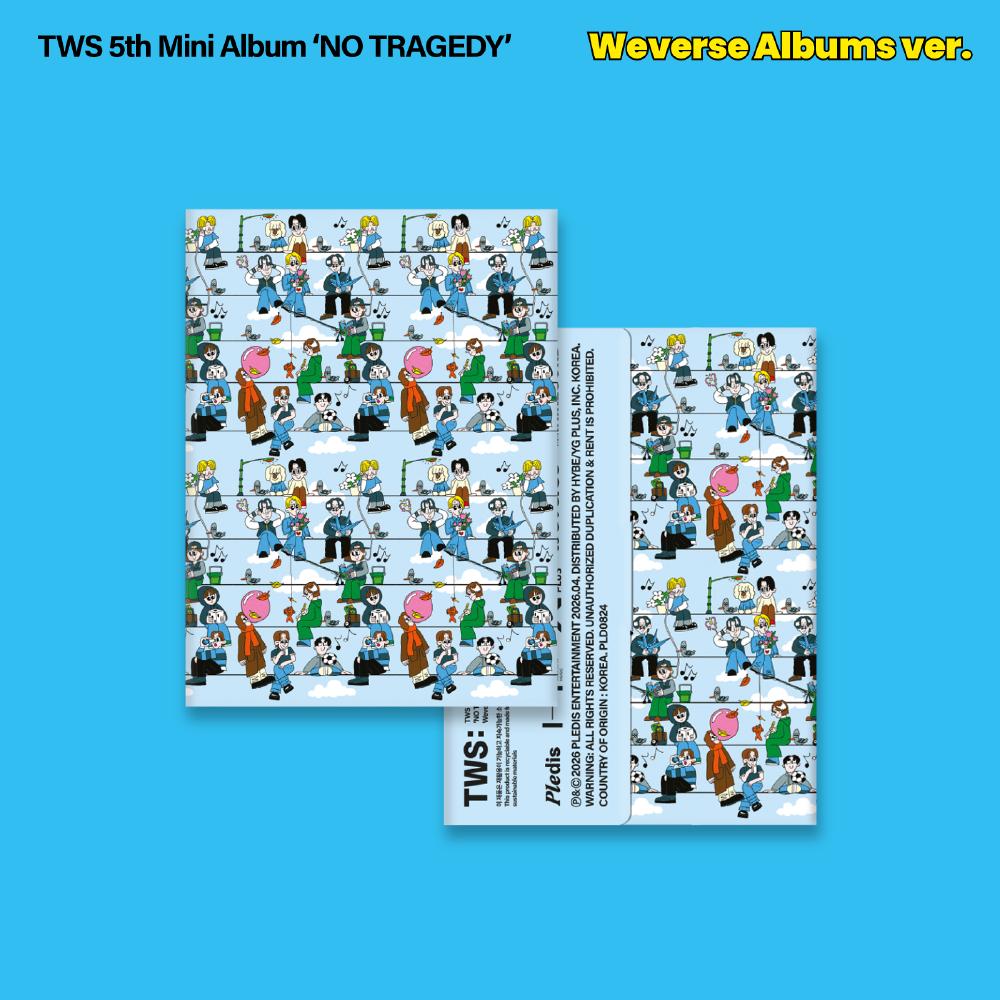 Pre-order TWS 5th Mini Album NO TRAGEDY Weverse Album ver. & SHOP POB
