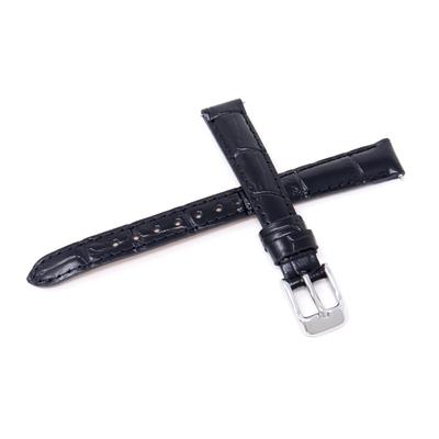 Seiko 12mm RS01C12BK Black Leather WatchBandLadies
