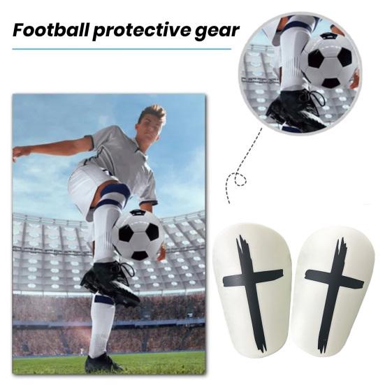 1 Pair Soccer Shin Guards Miniature Shock-Absorbing Lightweight Small Shin Guards Protective Mini Shin Guards