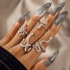 Vintage Animal Turtle Ring Set, a Variety of Snake Shapes, Four-piece Punk Set, Ring Jewelry for Women