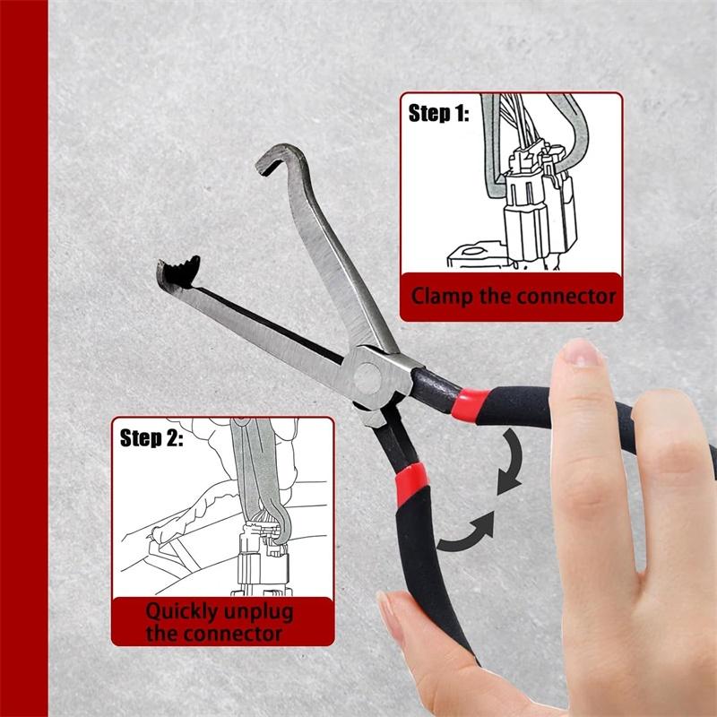 Automotive Line Breaker Plier Multi-purpose Pliers Wire Cutting Plier Electrical Disconnect Plier Car Motorcycle Repair Tool
