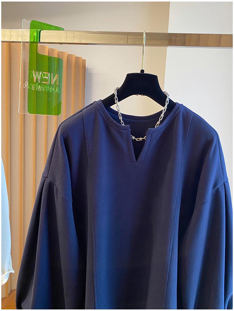 Plus Size 280g German Fleece Hoodie for Women – Autumn/Winter Loose Fit, Solid Color, Brushed, 240 Jin.