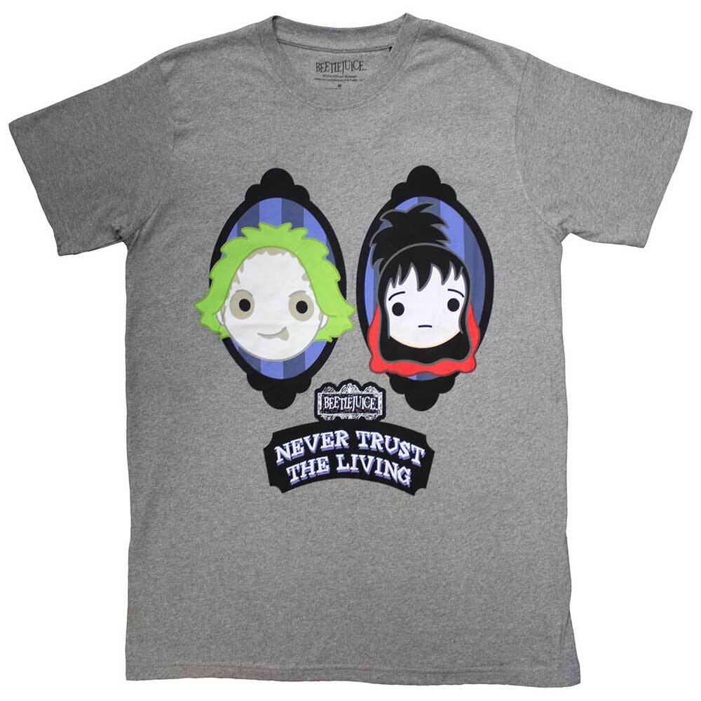 Beetlejuice Unisex T-Shirt: Never Trust The Living (Medium) XL